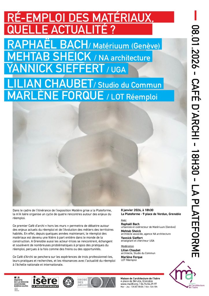 Affiche table ronde réemploi